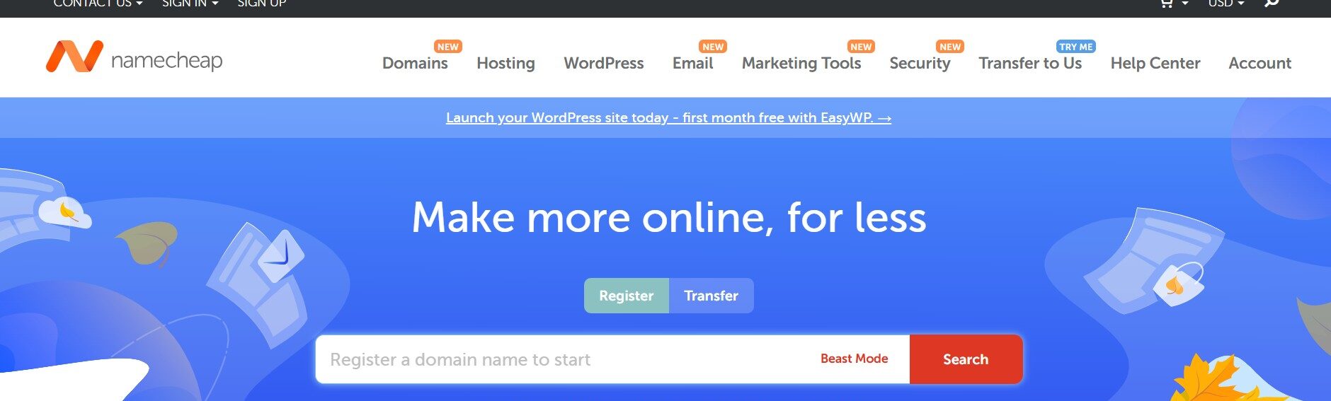 Namecheap domain provider