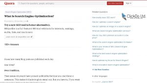 how to use quora for seo