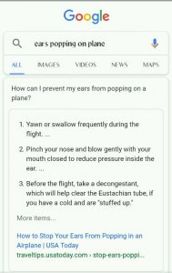 search result updates by google
