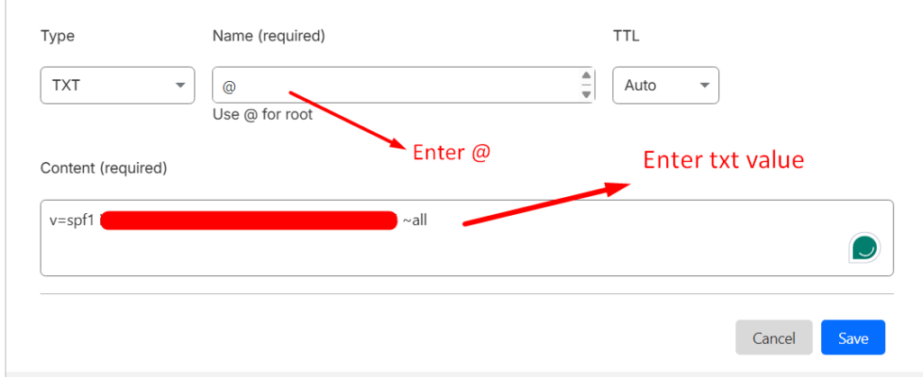 add TXT record cloudflare