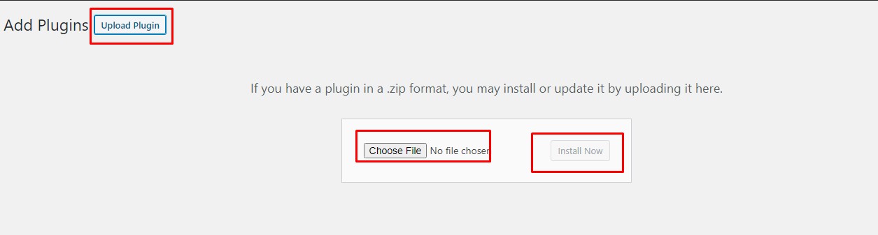 Upload Plugin File