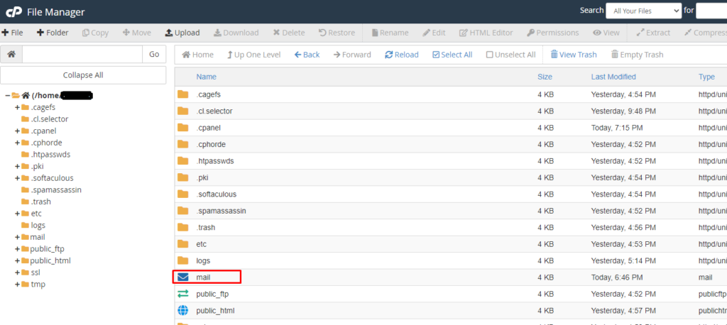 Mail directory