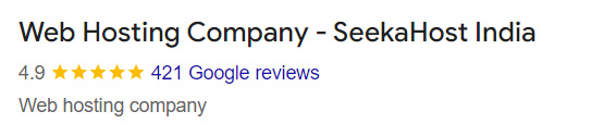 SeekaHost India Review Google