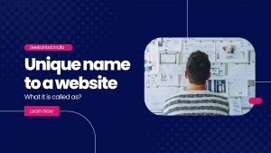 unique name given to each website