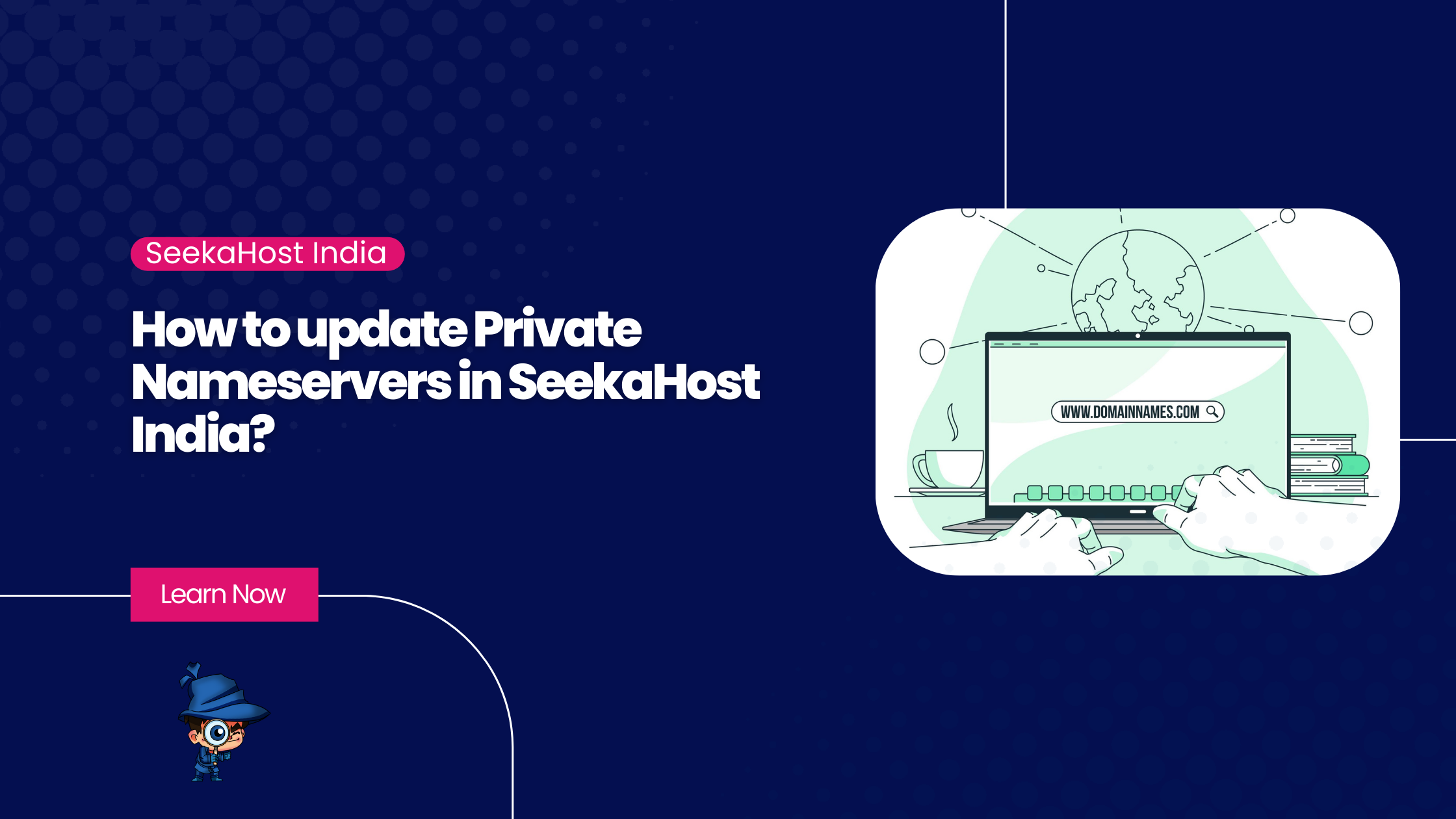 how to update private nameservers in seekahost india