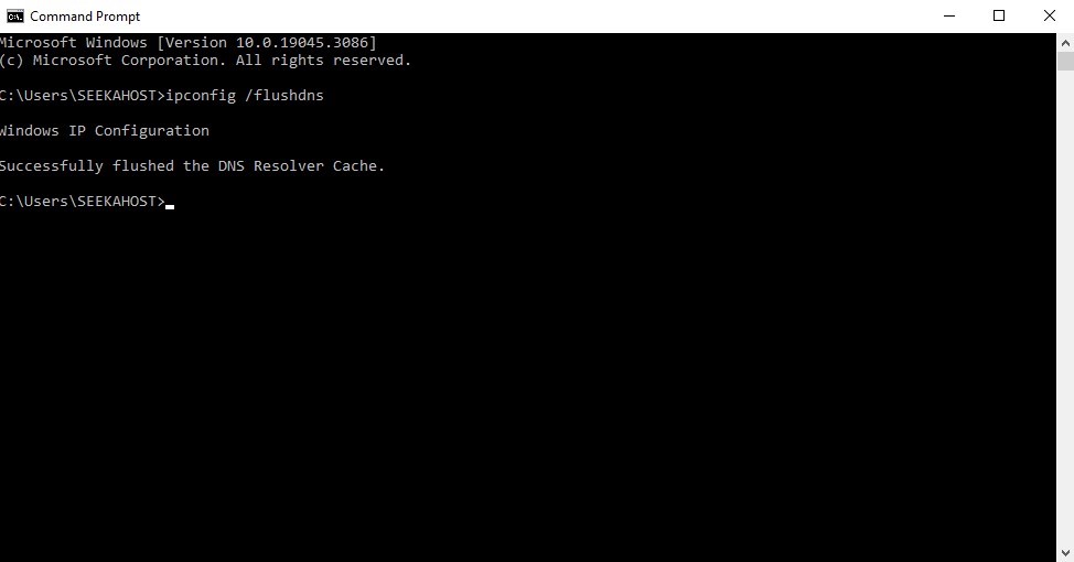 Flush DNS to dns_probe_started