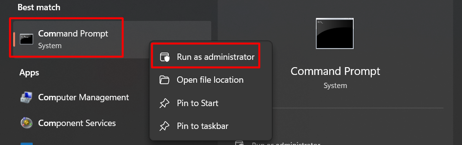 CMD - Run as administrator