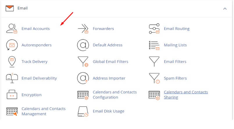 Click email Accounts
