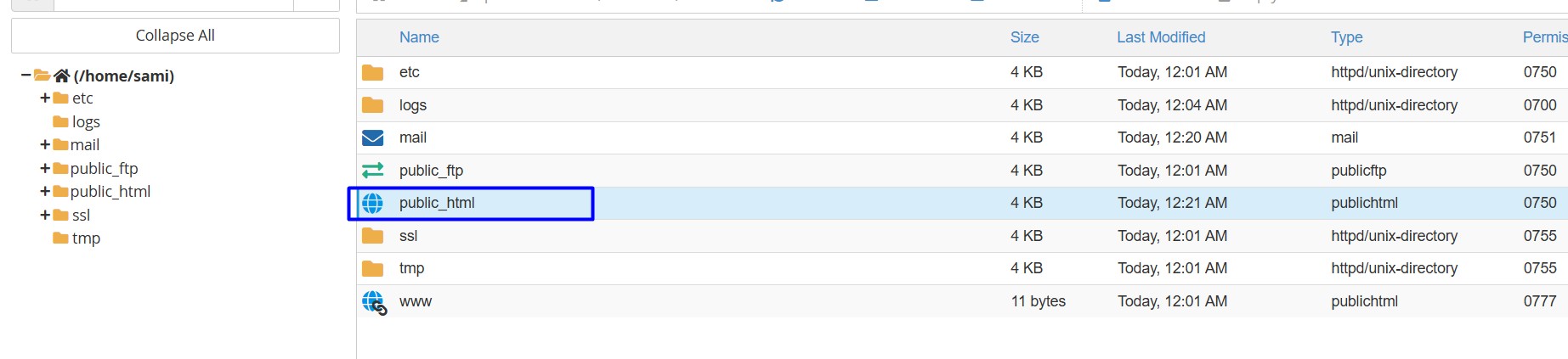 Click Public html
