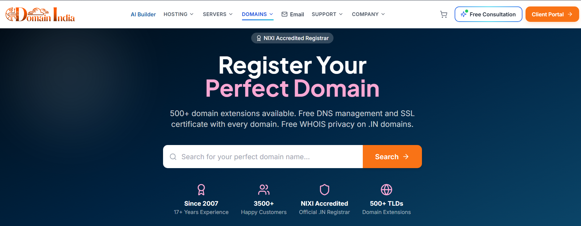 Domain India - .com domain