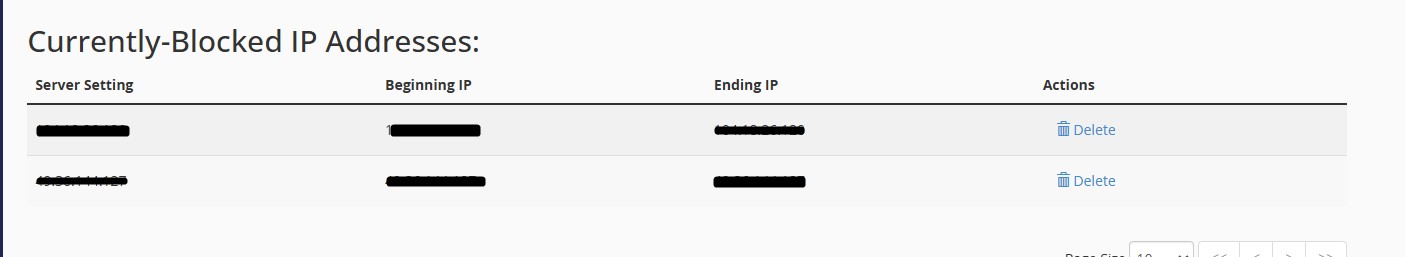 Check Current block ip address