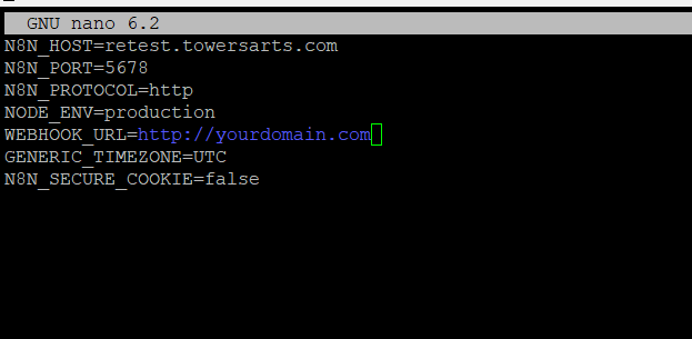 N8N configuration setup