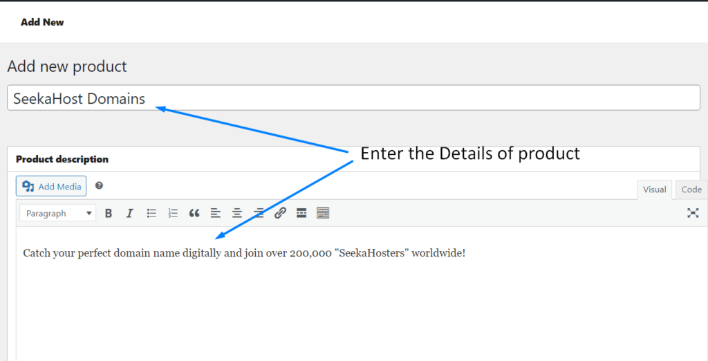 Add new products - WooCommerce