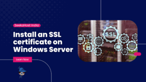 Install SSL certificate on Windows server