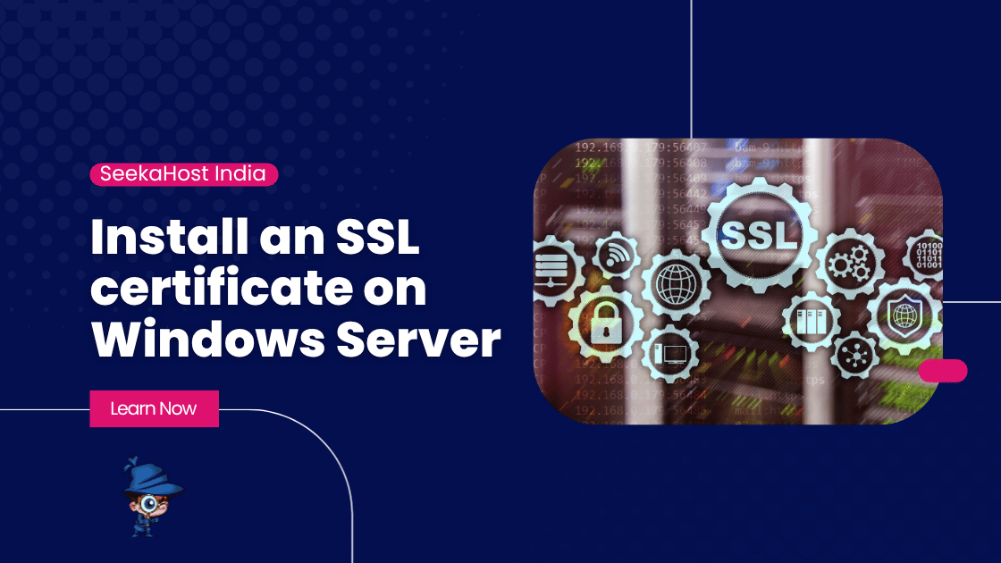 Install SSL certificate on Windows server
