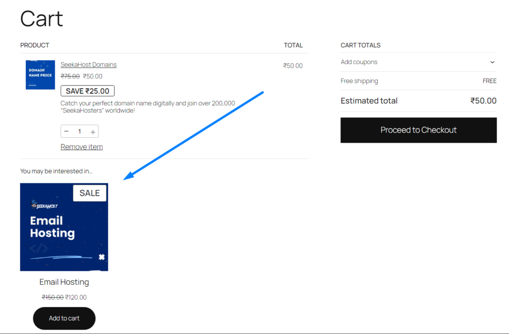 Recommend on Product Cart - WooCommerce
