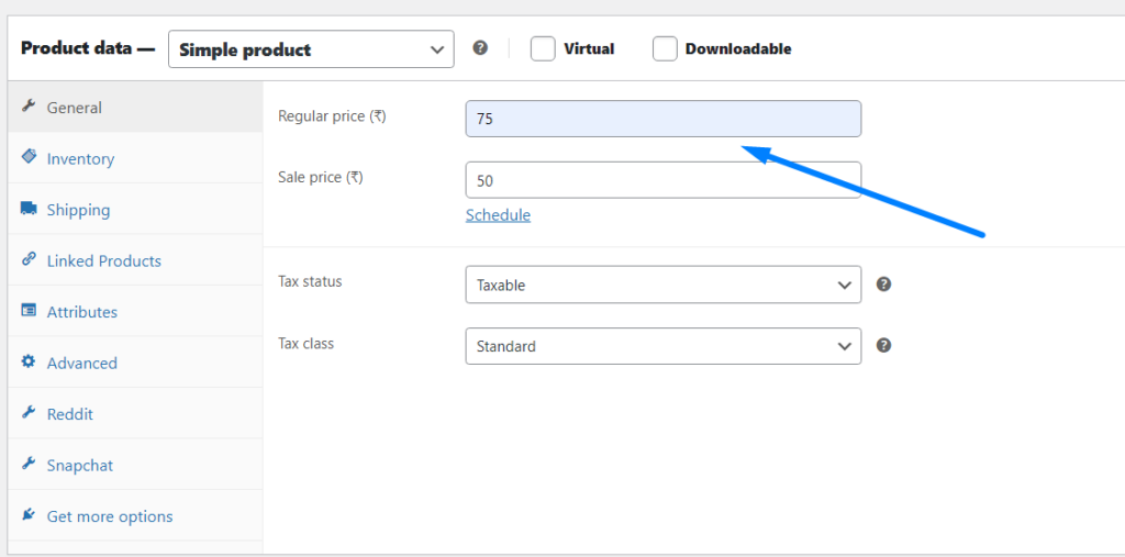 Simple Product Details - WooCommerce