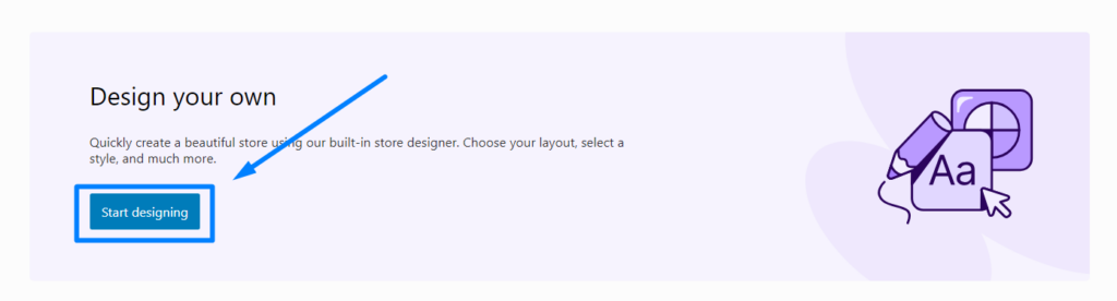 Start Designing - WooCommerce