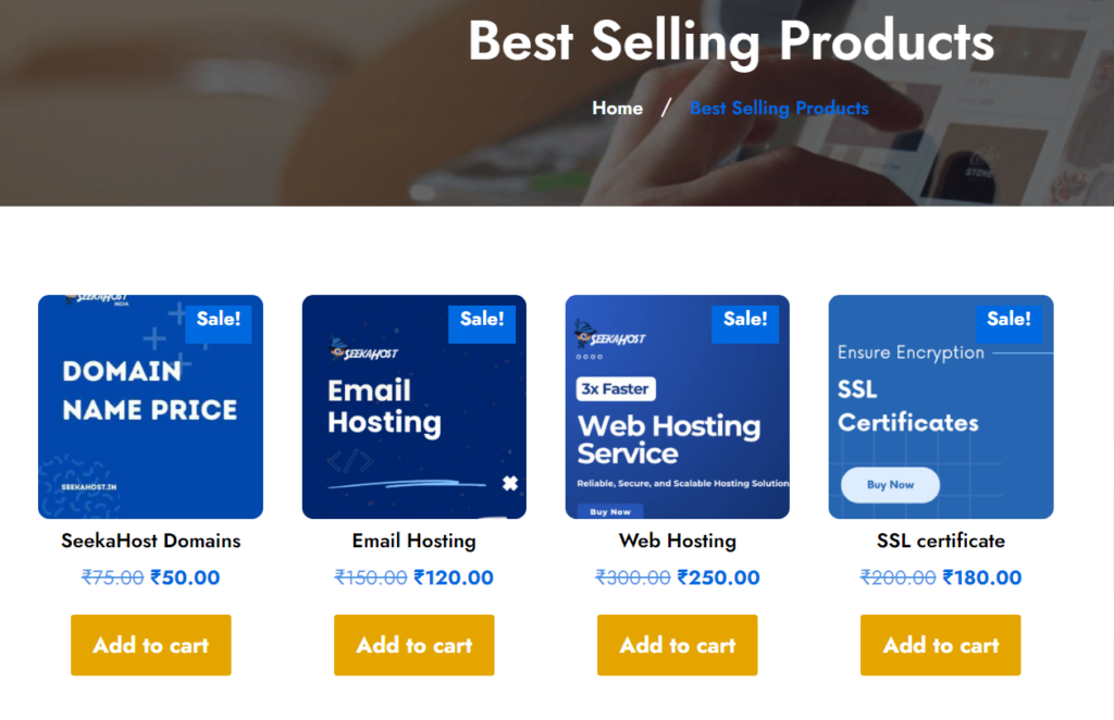 WooCommerce Best Selling Shortcode