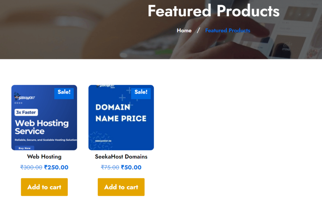 WooCommerce Featured Shortcode