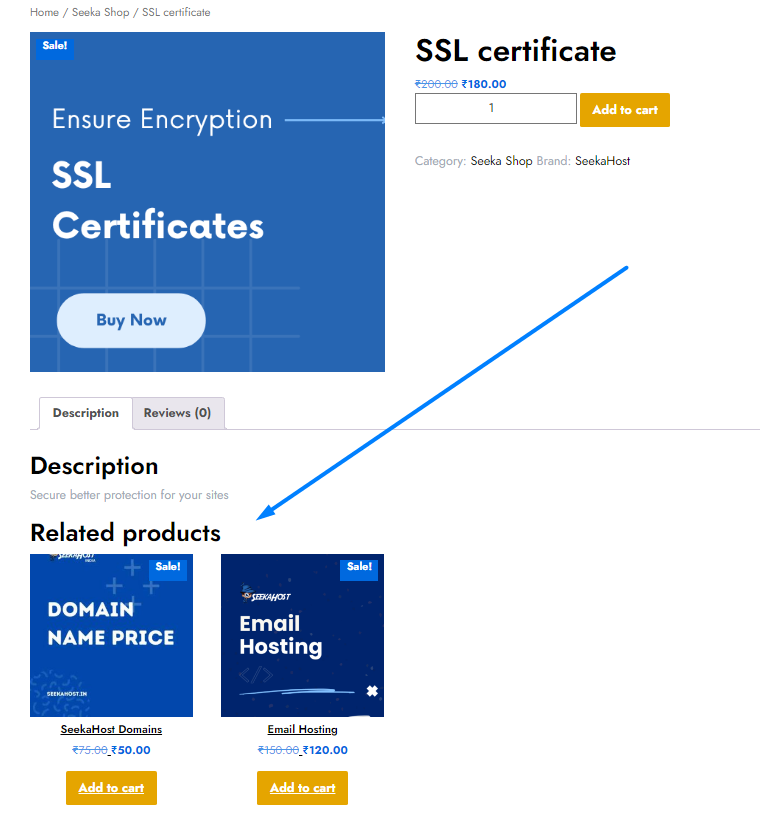 WooCommerce Related Product Shortcode