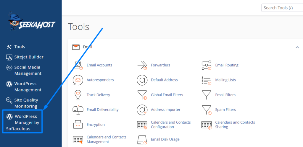 WordPress Manager by Softaculous