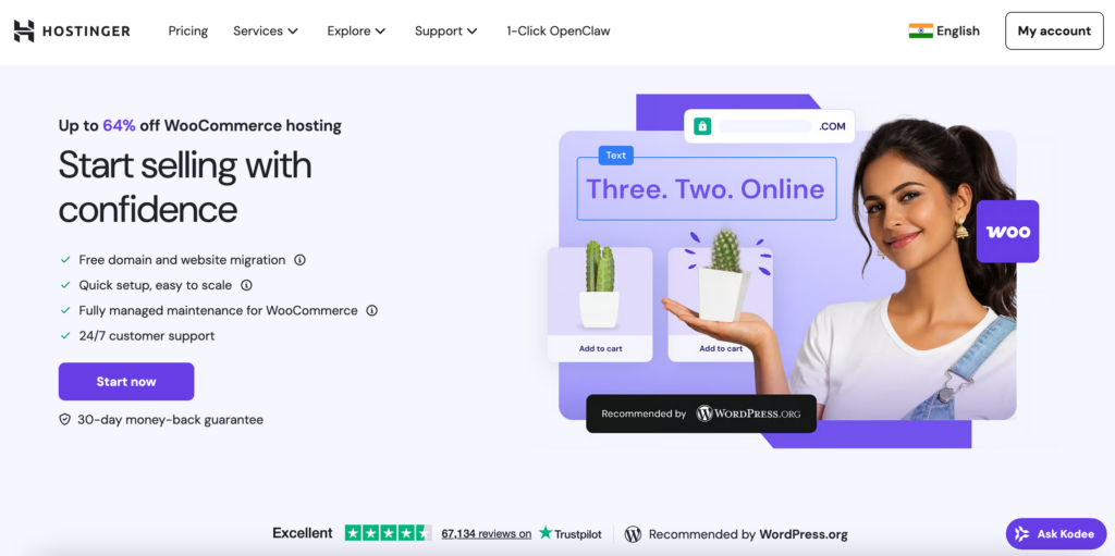 Hostinger WooCommerce