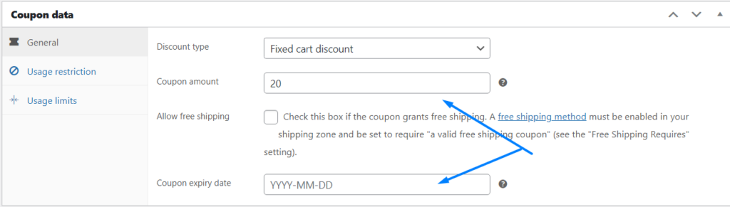 How to create coupon codes in WooCommerce