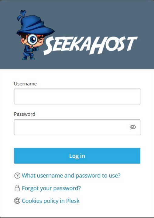 Login to Plesk