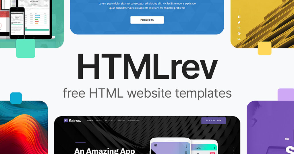 HTMLrev HTML CSS templates