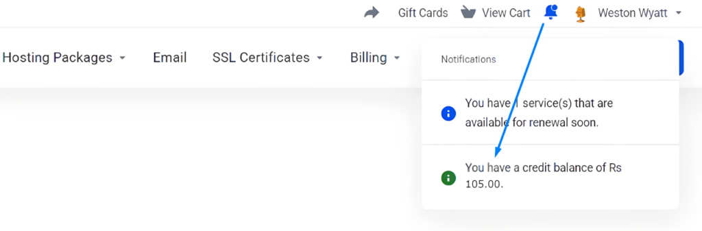 Credit Balance
