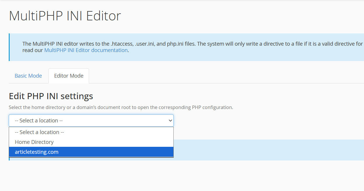 Choose Editor Mode for custom rule apply